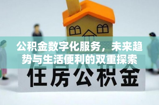 嘉峪关公积金数字化服务，未来趋势与生活便利的双重探索